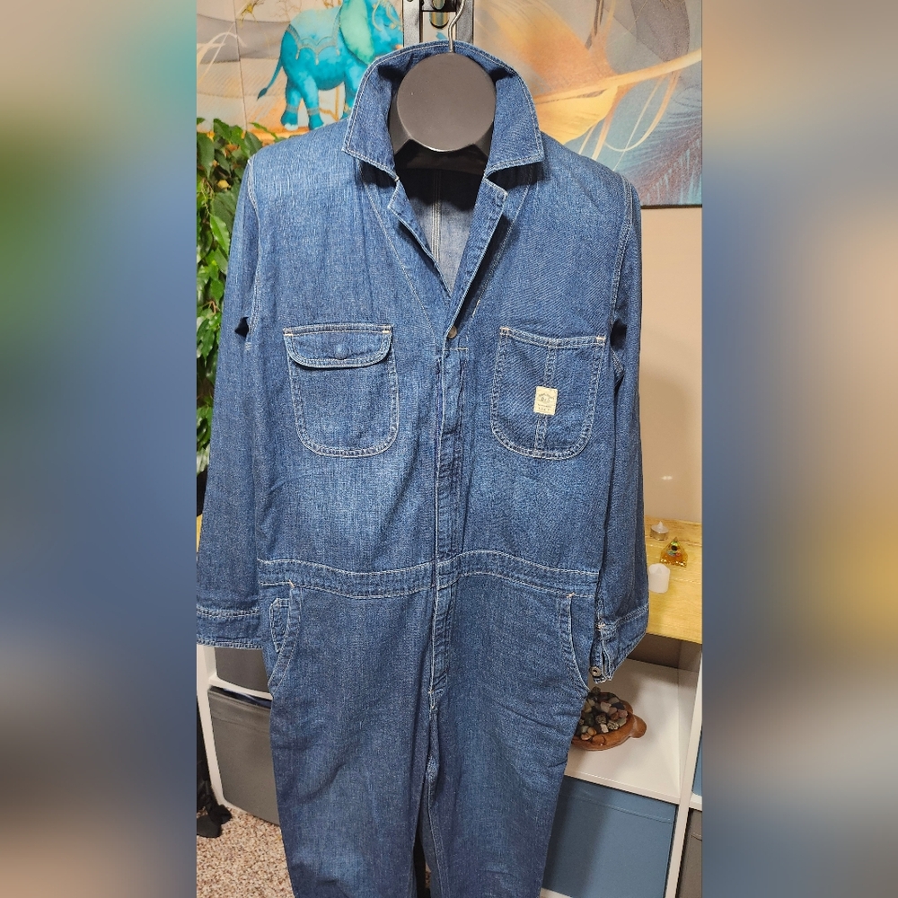 Ralph Lauren Denim Supply Women's Large Coveralls Boiler Suit - Picture 3 of 14